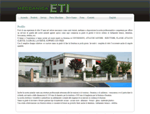 Tablet Screenshot of meccanicaeti.it